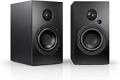 Nubert nuBox A-125 | black speaker pair with black front | 2pcs compact speaker with HDMI ARC | PC speaker with Bluetooth aptX | | for the living room Active boxes with 2 way technology 220-240 volts Not FOR USA